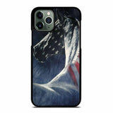 AMERICAN FLAG USA HORSE #1 iPhone 11 Pro Max Case
