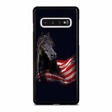 AMERICAN FLAG USA HORSE Samsung Galaxy S10 Case