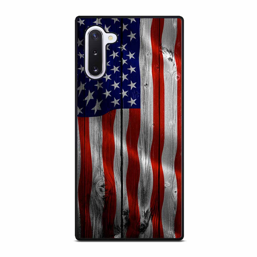 AMERICAN FLAG USA WOOD Samsung Galaxy Note 10 Case