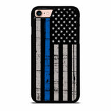 AMERICAN POLICE BLUE LINE FLAG iPhone 7 / 8 Case