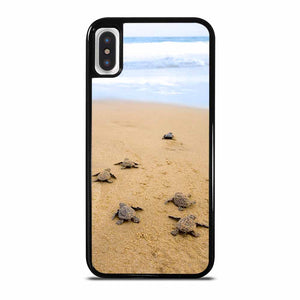 BABY SEA TURTLE OCEAN BEACH iPhone X / XS case