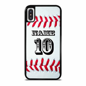 BALL BASEBALL YOUR NAME iPhone X / XS case