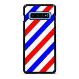 BARBER POLE HAIR CUT FLAG Samsung Galaxy S10 Plus Case