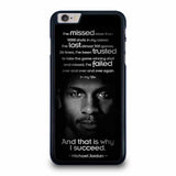 BEST MICHAEL JORDAN QUOTE iPhone 6 / 6s Plus Case