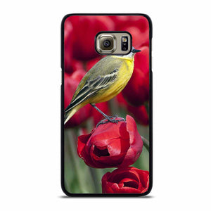 BIRD STANDING ON TULIP Samsung Galaxy S6 Edge Plus Case