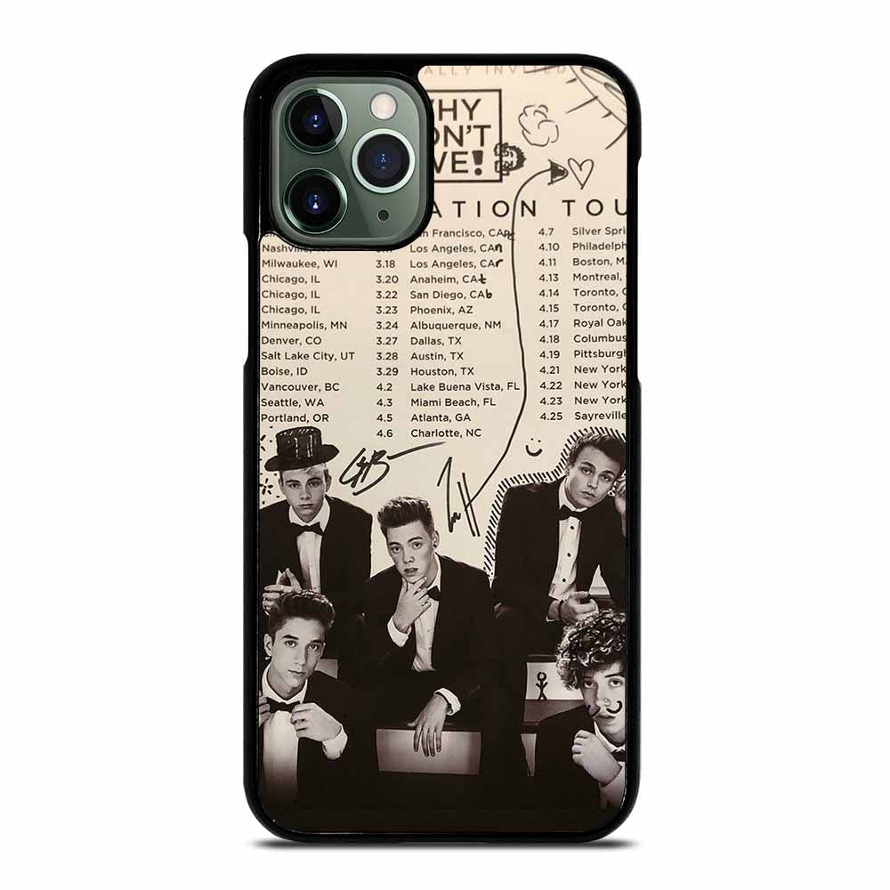 BLACK WHITE WHY DON'T WE #1 iPhone 11 Pro Max Case