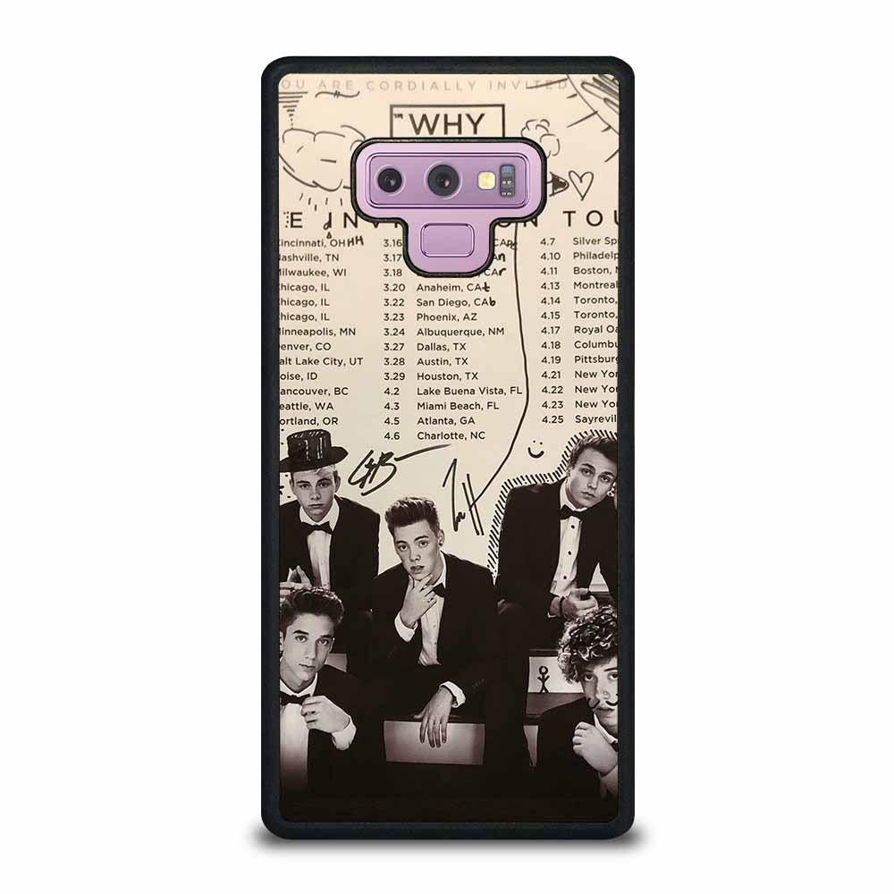BLACK WHITE WHY DON'T WE #1 Samsung Galaxy Note 9 case