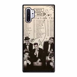 BLACK WHITE WHY DON'T WE #1 Samsung Galaxy Note 10 Plus Case