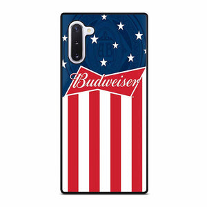 BUDWEISER AMERICAN FLAG LOGO Samsung Galaxy Note 10 Case