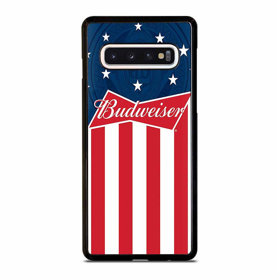 BUDWEISER AMERICAN FLAG LOGO Samsung Galaxy S10 Case