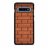 Brick Pattern white-iPHONE Samsung Galaxy S10 Plus Case