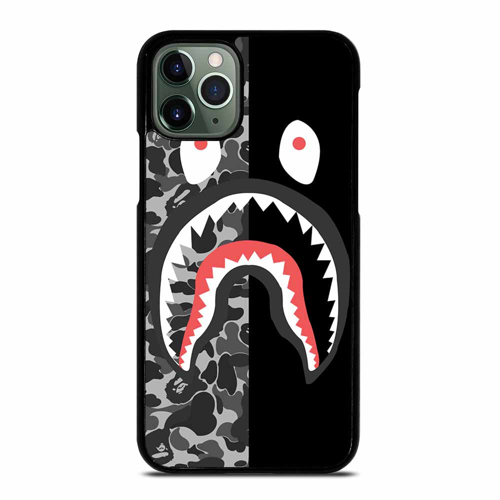CAMO BAPE SHARK SILVER iPhone 11 Pro Max Case