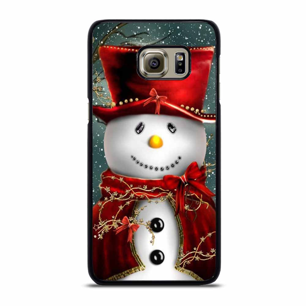 CHRISTMAS SNOWMAN Samsung Galaxy S6 Edge Plus Case