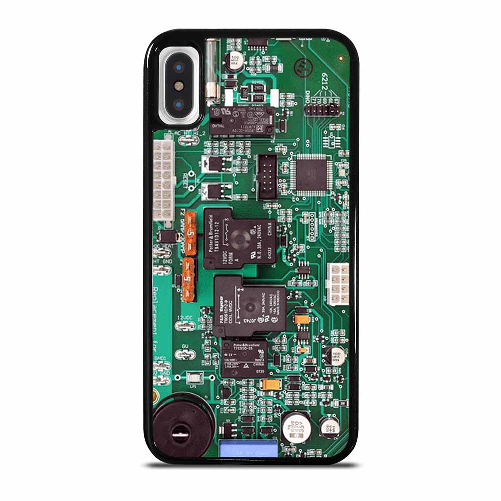 COMPUTER MOTHERBOARD CIRCUIT BOARD iPhone X / XS Case