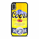 COORS LIGHT BEER #2 iPhone X / XS case