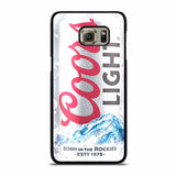 COORS LIGHT BEER Samsung Galaxy S6 Edge Plus Case