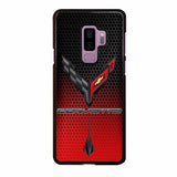 CORVETTE C8 BLACK RED Samsung Galaxy S9 Plus Case