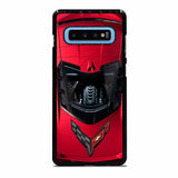 CORVETTE C8 RED Samsung Galaxy S10 Plus Case