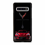 CORVETTE STINGRAY C8 RED CAR Samsung Galaxy S10 Case