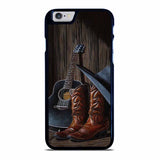 COUNTRY GUITAR BOOTS HAT iPhone 6 / 6S Case