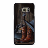 COUNTRY GUITAR BOOTS HAT Samsung Galaxy S6 Edge Plus Case