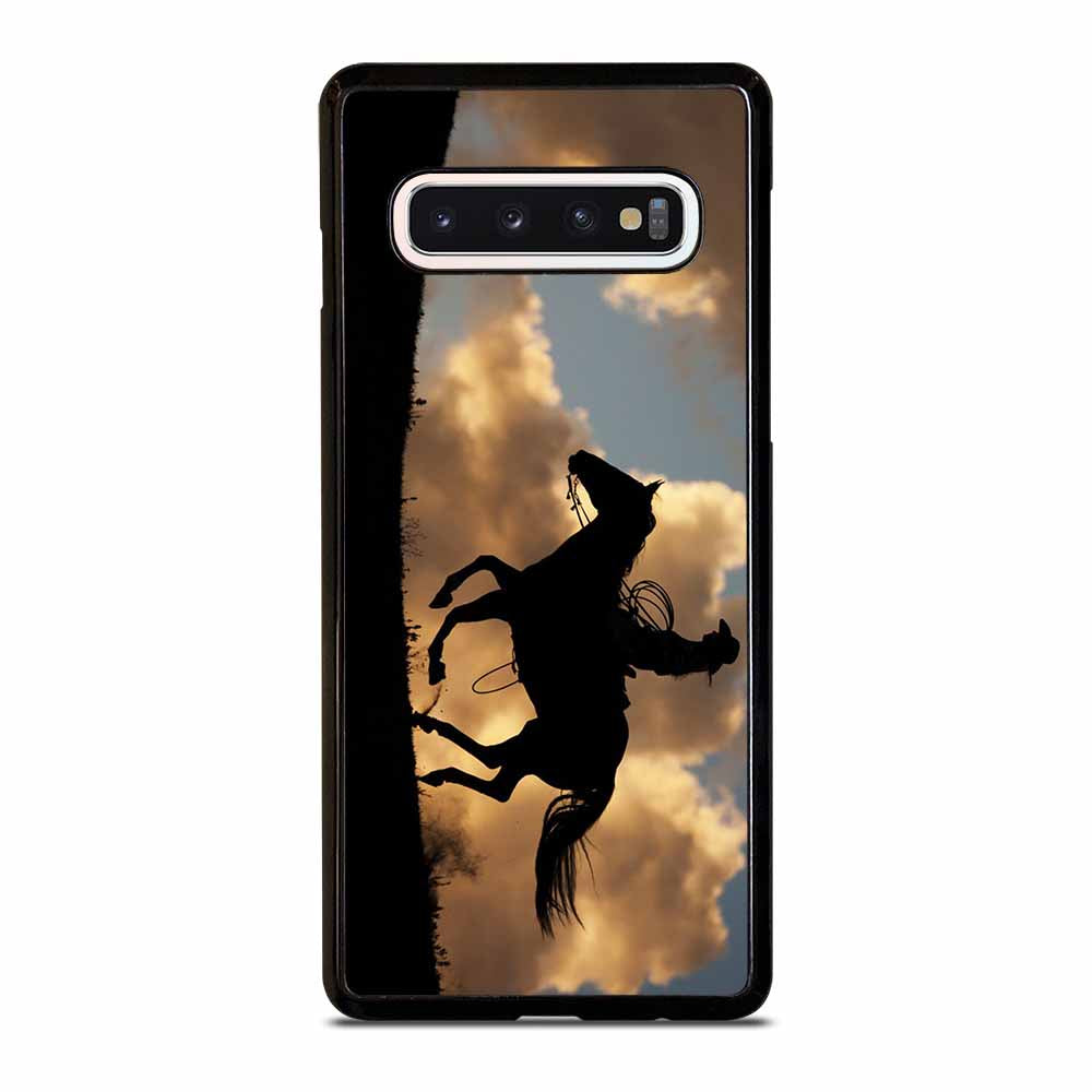 COWGIRL AND HORSE Samsung Galaxy S10 Case