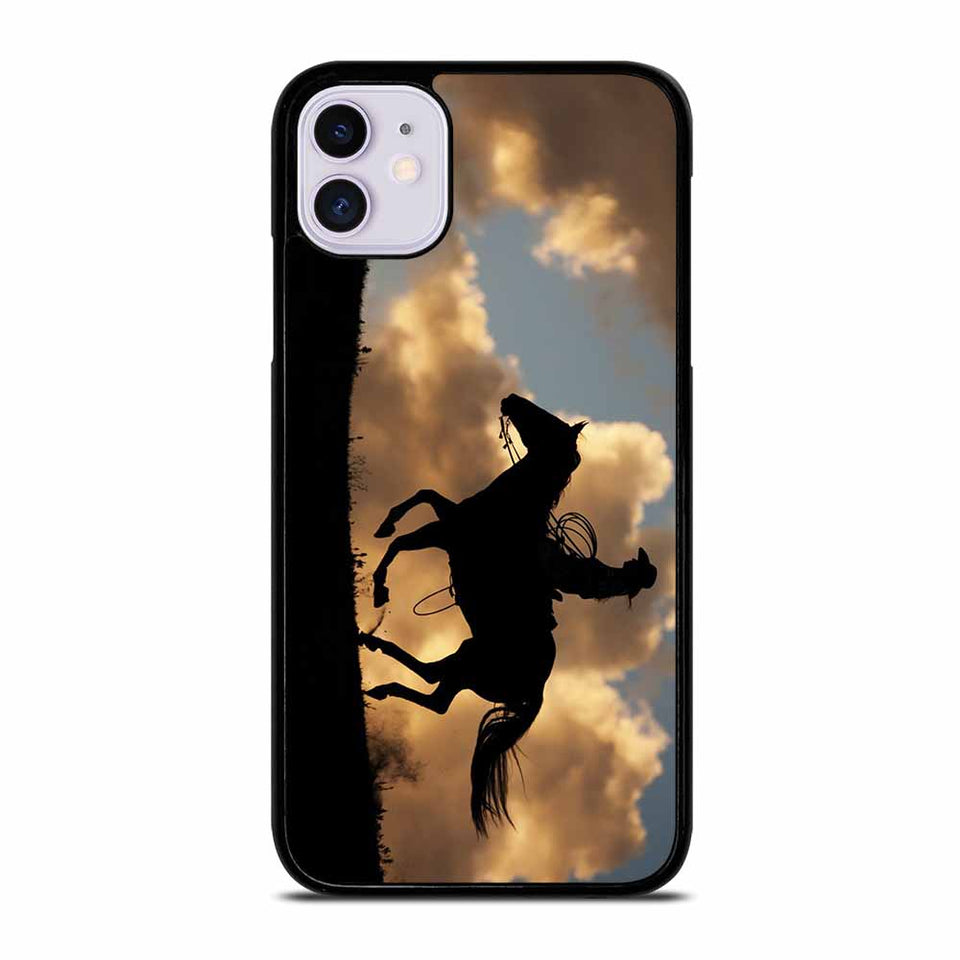 COWGIRL AND HORSE iPhone 11 Case