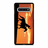 COWGIRL HORSE SUNSET Samsung Galaxy S10 Case
