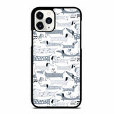 DACHSHUND SILHOUETTE PUPPIES DOG iPhone 11 Pro Case