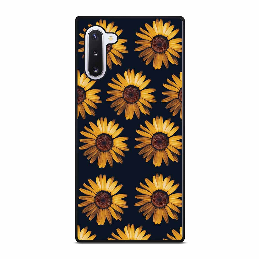 DAISY FLOWERS ON YELLOW Samsung Galaxy Note 10 Case
