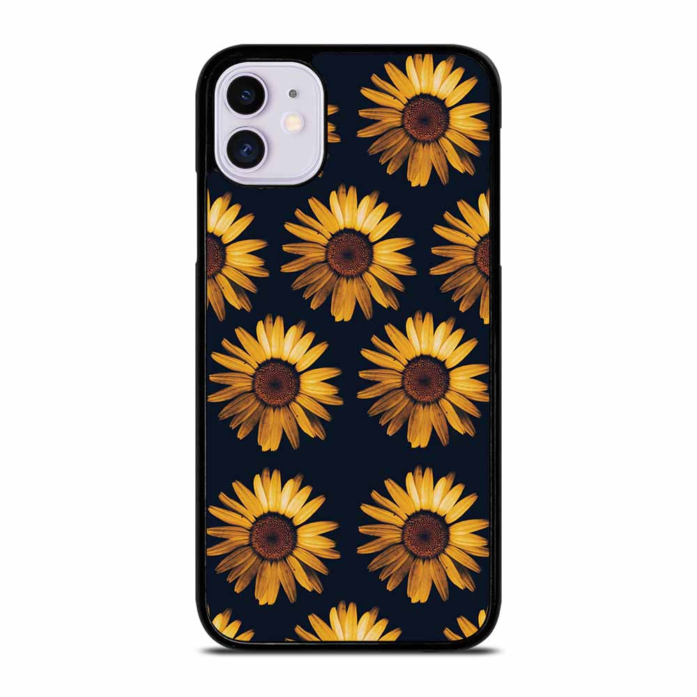 DAISY FLOWERS ON YELLOW iPhone 11 Case