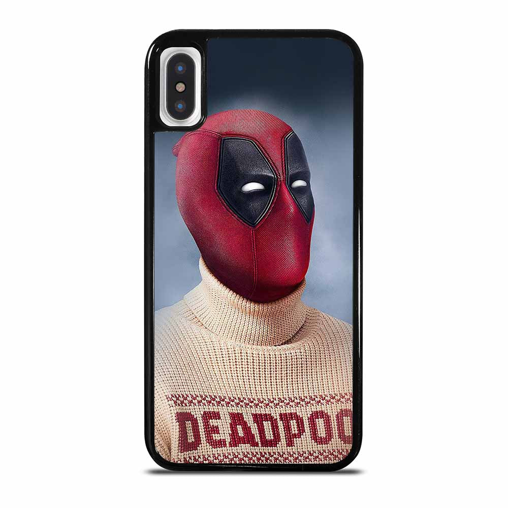 DEADPOOL AND SWEATER iPhone X / XS case