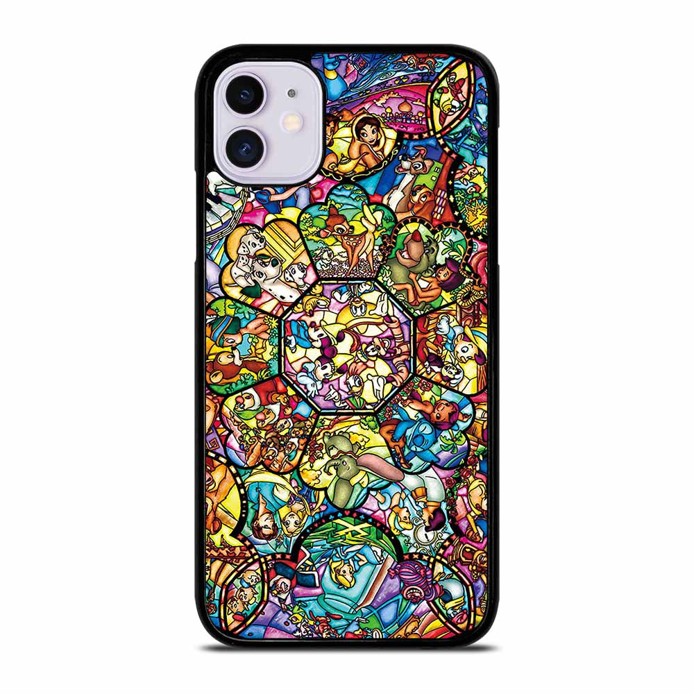 DISNEY STAINED GLASS CHARACTERS iPhone 11 Case