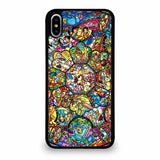 DISNEY STAINED GLASS CHARACTERS iPhone XS Max case