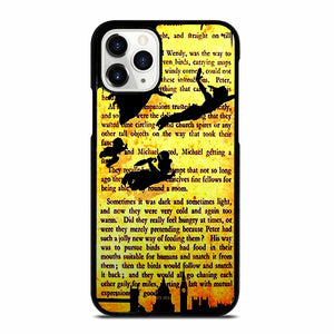 DISNEY TINKER BELL PETER PAN QUOTES iPhone 11 Pro Case