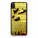 DISNEY TINKER BELL PETER PAN QUOTES iPhone XS Max case
