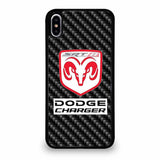 DODGE CHARGER CARBON iPhone XS Max case