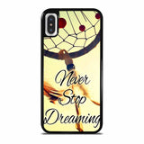 DREAM CATCHER FEATHER QUOTE iPhone X / XS case