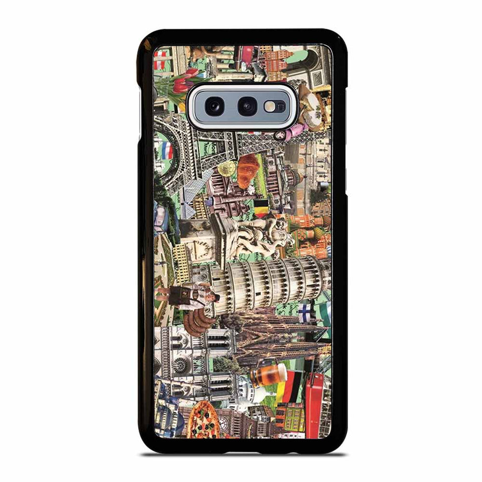 EUROPEAN CITIES PUZZLE Samsung Galaxy S10e case