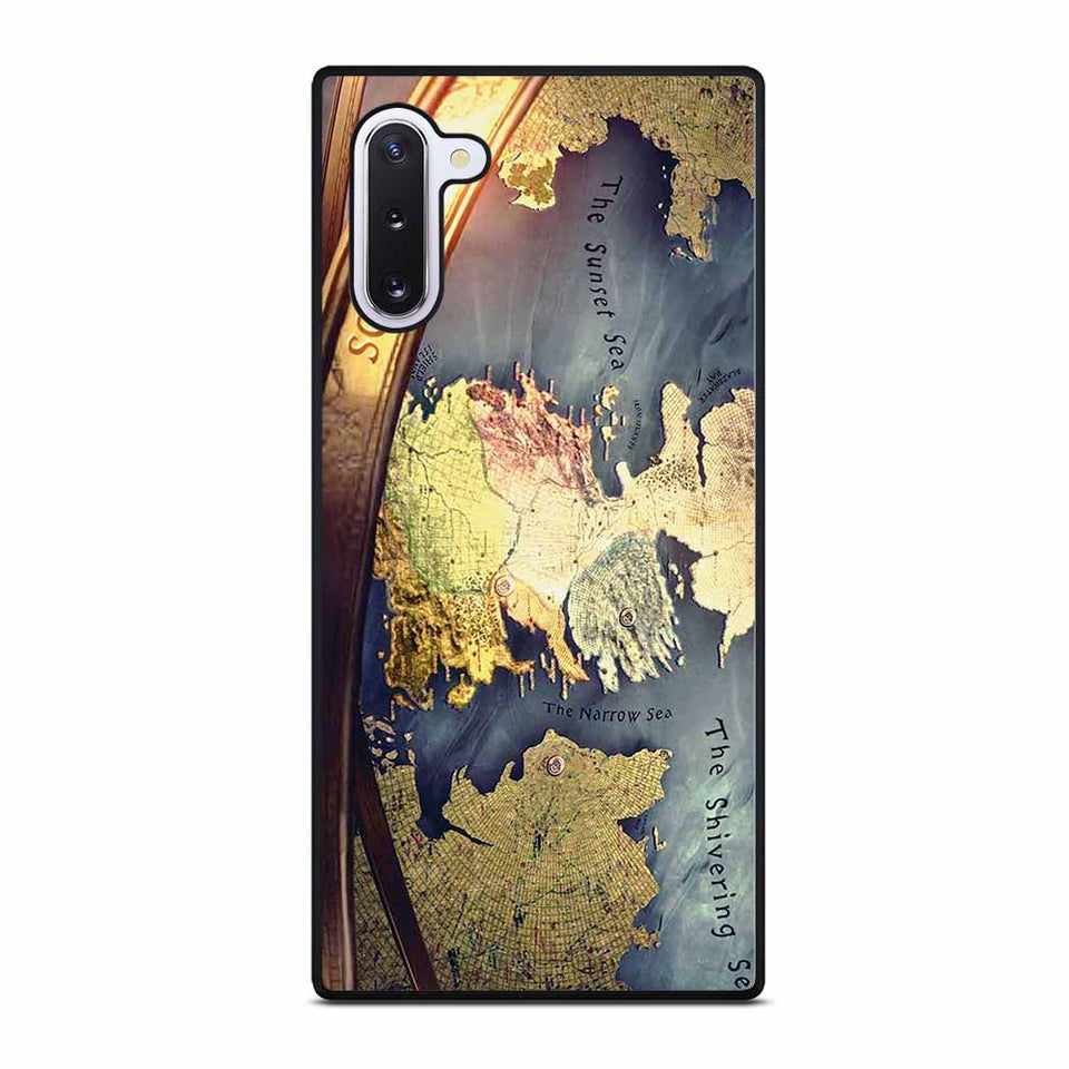 GAME OF THRONES ICE AND FIRE MAP Samsung Galaxy Note 10 Case