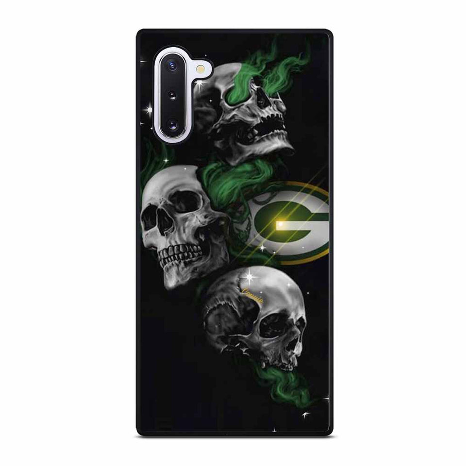 GREEN BAY PACKERS SKULL #1 Samsung Galaxy Note 10 Case