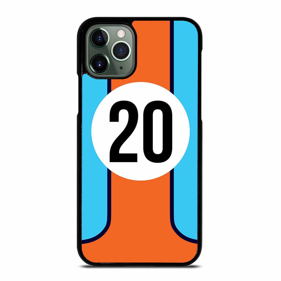 GULF OIL MOTOR LIVERY BLUE iPhone 11 Pro Max Case