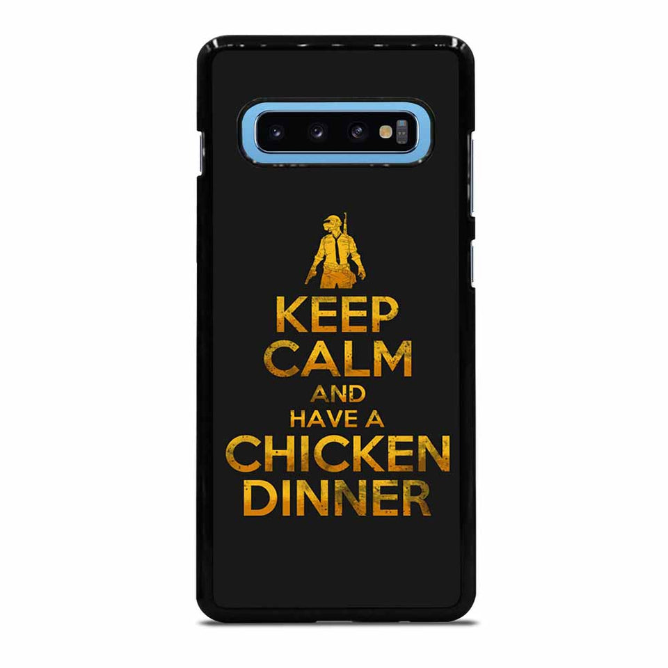 KEEP CALM CHICKEN DINNER Samsung Galaxy S10 Plus Case