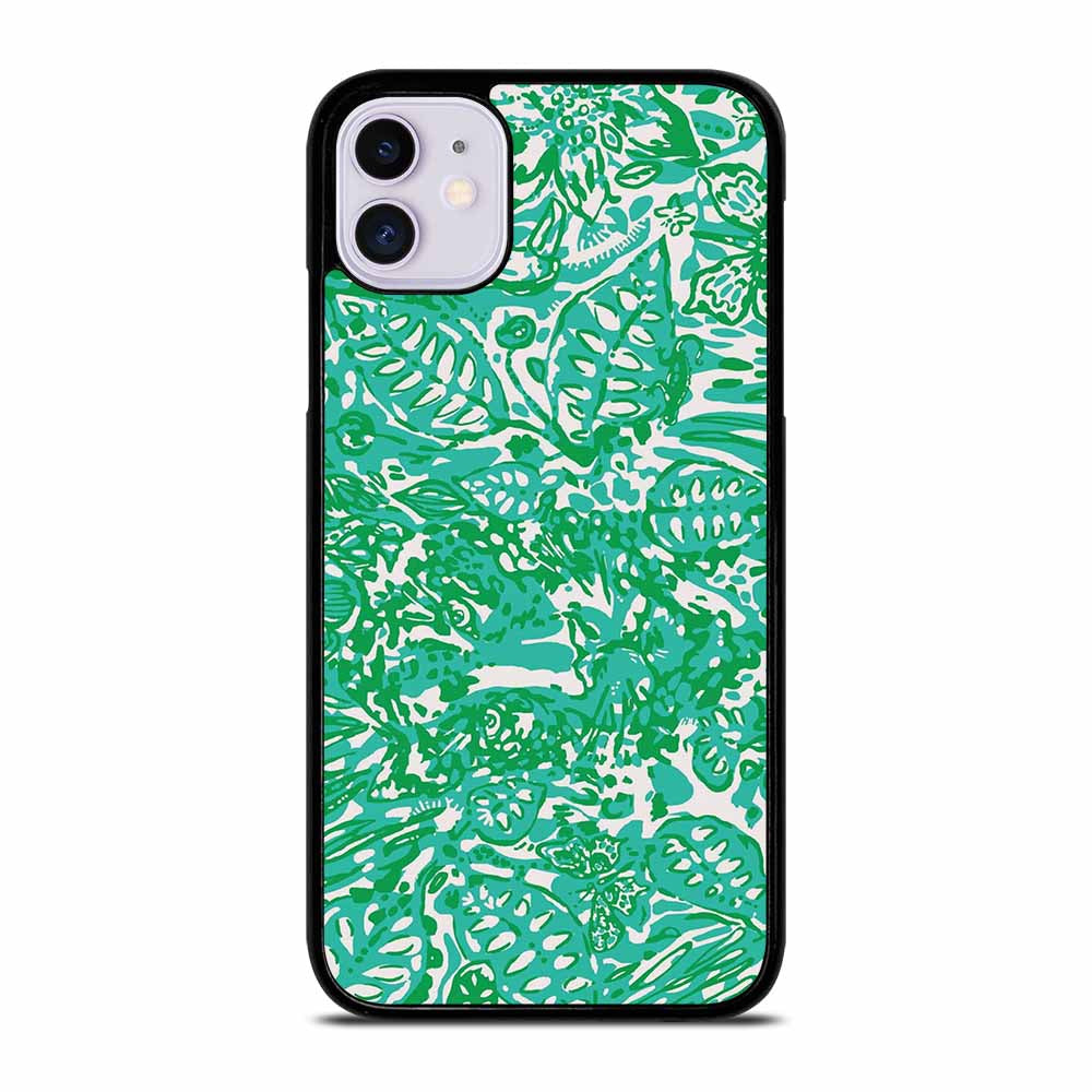 LILLY PULITZER GREEN LEAF PREPPY iPhone 11 Case