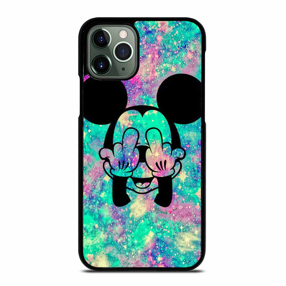 MIDDLE FINGER MICKY MOUSE iPhone 11 Pro Max Case