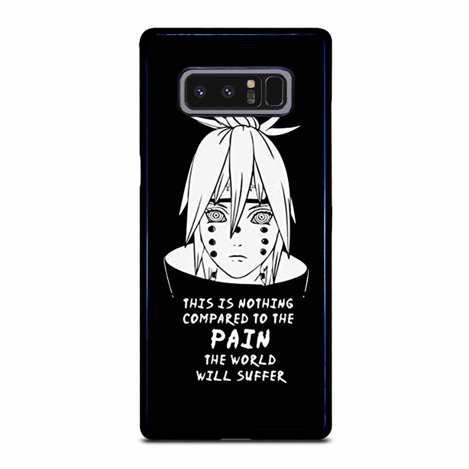 NARUTO PAIN PUPPET QUOTE Samsung Galaxy Note 8 case