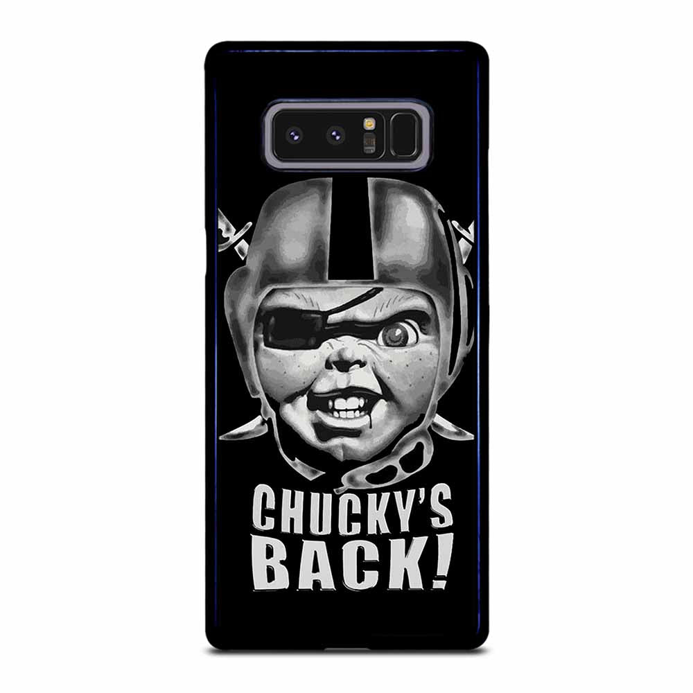 OAKLAND RAIDERS SKULL CHUCKY'S BACK Samsung Galaxy Note 8 case