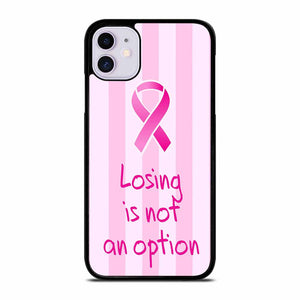 PINK RIBBON BREAST CANCER iPhone 11 Case