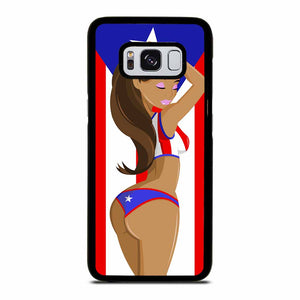 PUERTO RICO GIRL FLAG Samsung Galaxy S8 Case