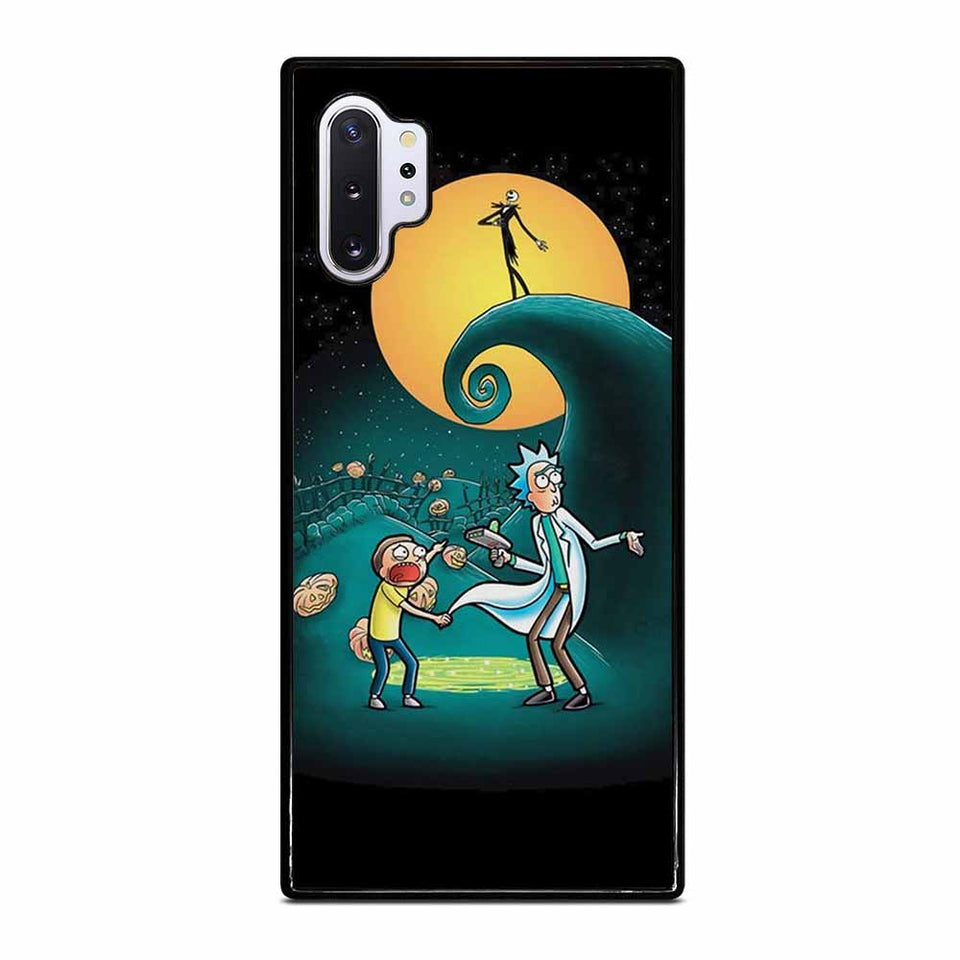 RICK AND MORTY PORTAL NIGHTMARE BEFORE CHRISTMAS Samsung Galaxy Note 10 Plus Case